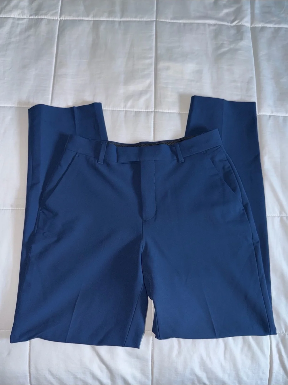Boys Calvin Klein Navy Tailored Dress Pants - 16